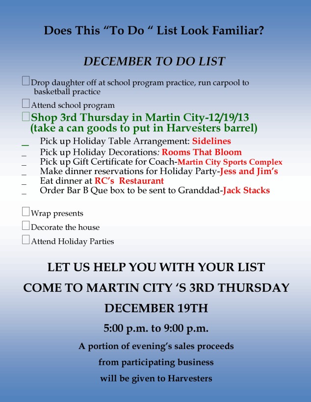 3rd Thursday in Martin City
