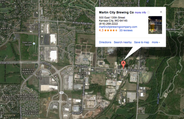 martin city brewing company location